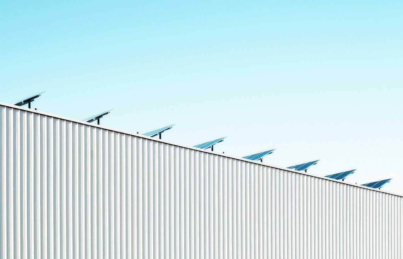 Solar panels installed on a residential rooftop